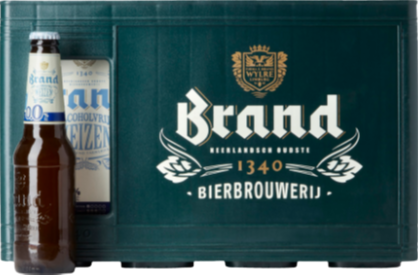 Brand Weizen 0.0 krat met 24 flesjes van 30cl Brand Weizen 0.0 krat met 24 flesjes van 30cl